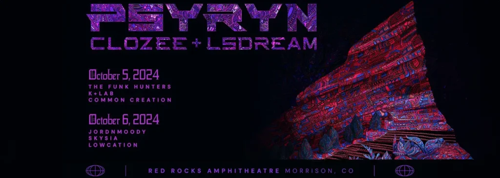 CloZee & LSDREAM – 2 Day Pass at Red Rocks Amphitheatre