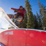 Snowboarding in Snowmass